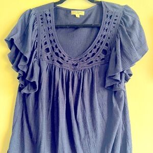 Max Studio London Short Sleeve Top